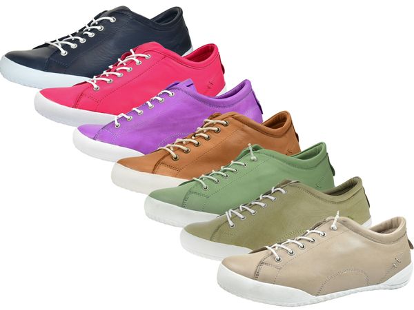 Andrea Conti Damen Sneaker Schnürer Halbschuh Leder dynamisches Design