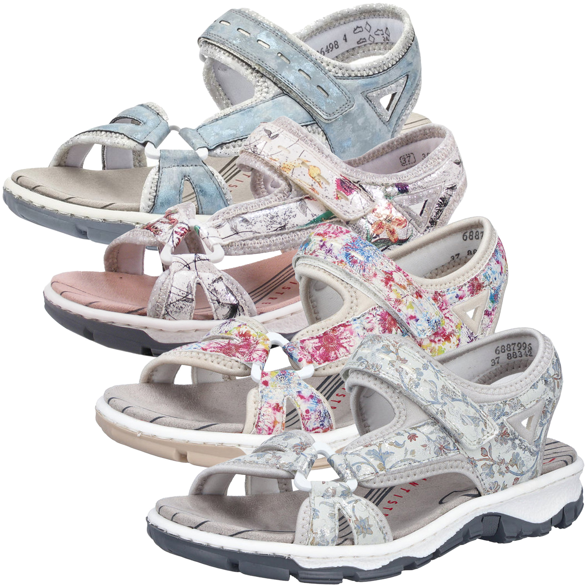 preisvergleich rieker damen sandalen 43