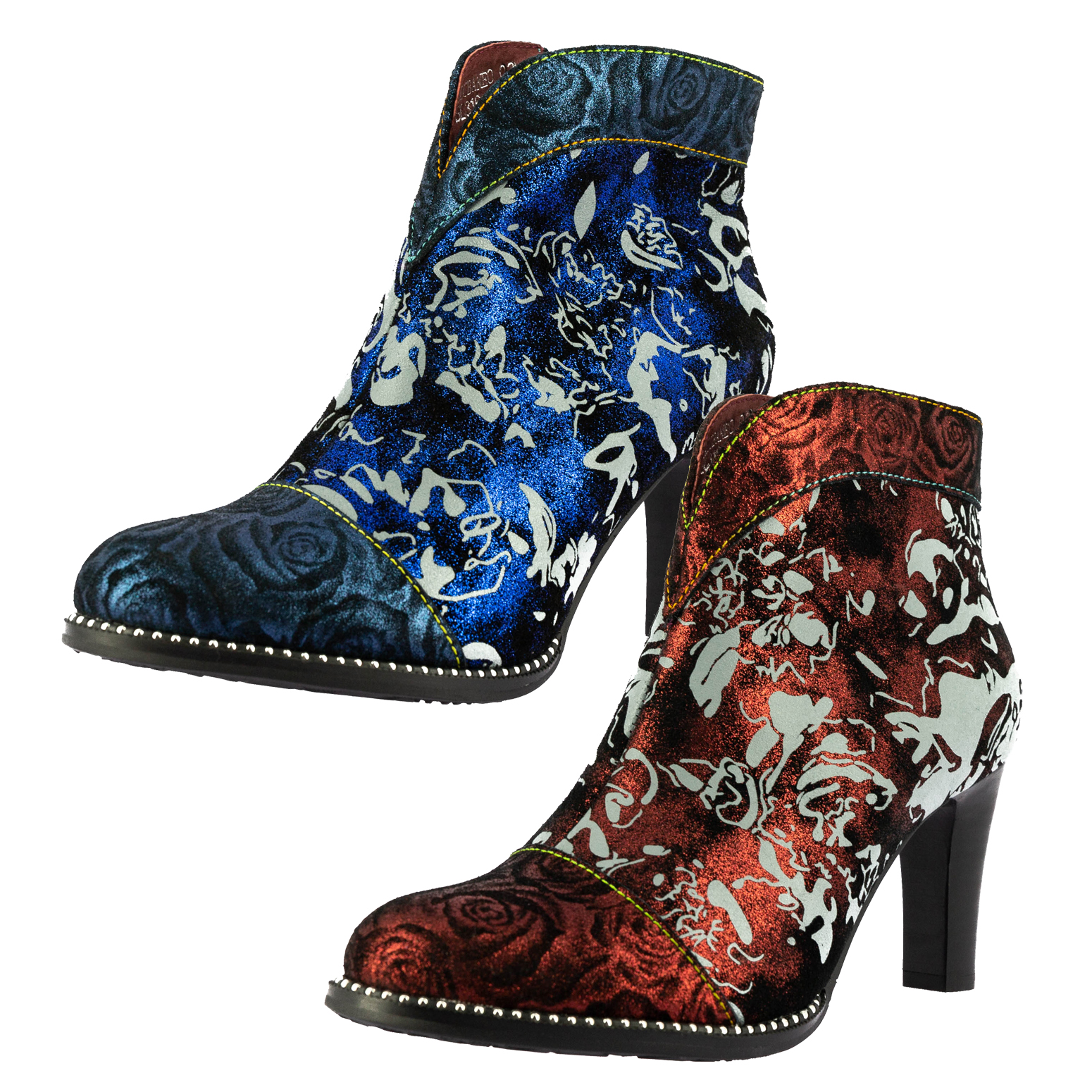 embroidered ankle boots uk