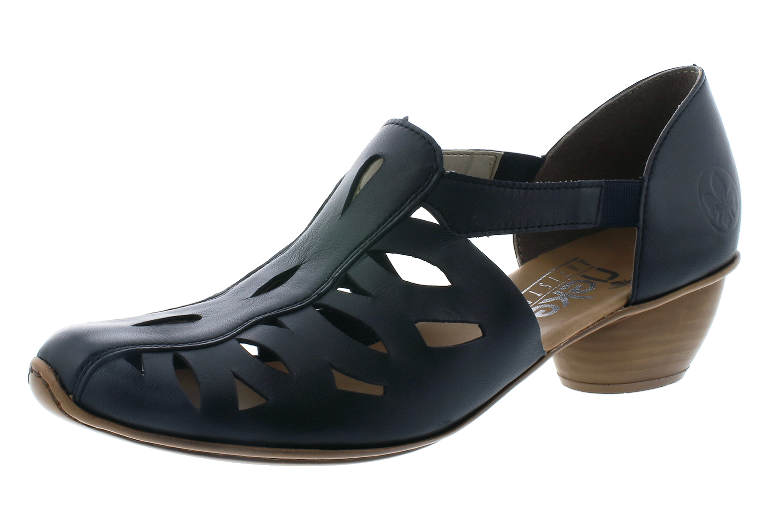 Rieker 43776 14 Damen Pumps T Steg Blockabsatz Rieker 43776 14 Damen Pumps T Steg Blockabsatz
