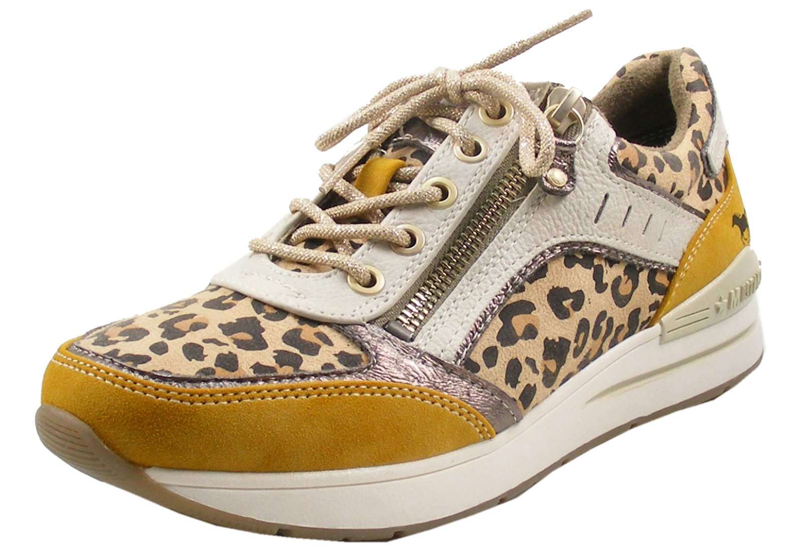 mustang damen halbschuhe blau