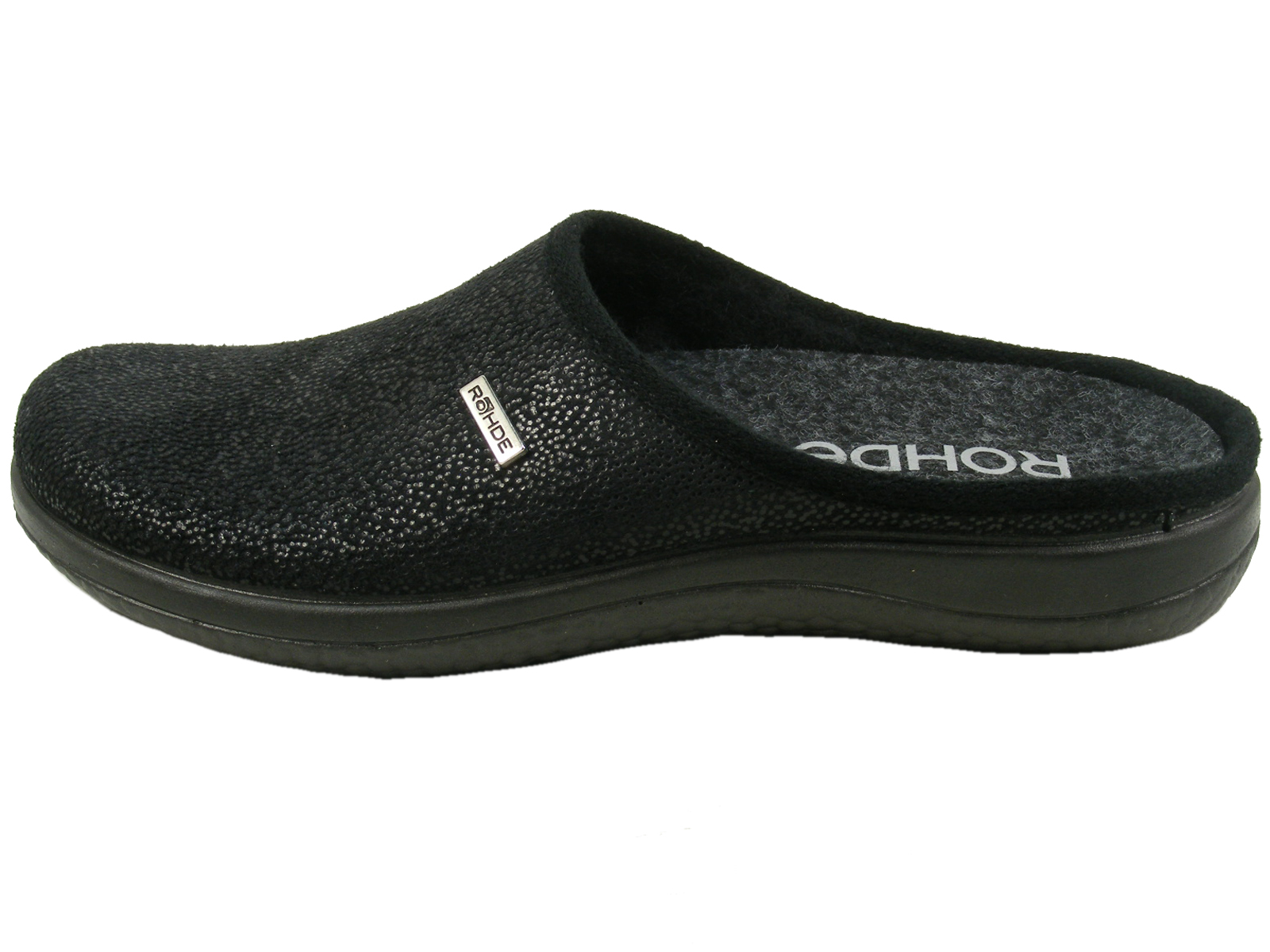 Rohde Pantofole Donna Bari 4831 – Con Zeppa 3 Cm, Tessuto Morbido E Suola Sintetica