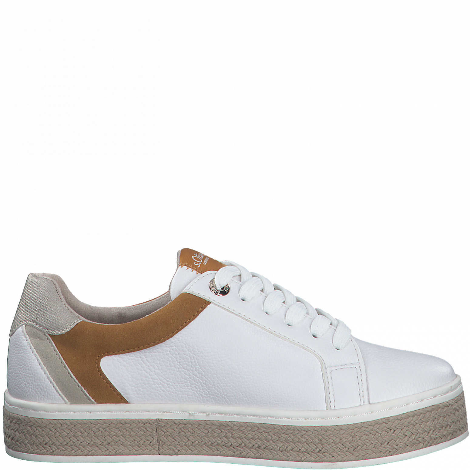 s.Oliver 5 5 23620 28, Scarpe da Ginnastica Donna, Beige, 37 EU