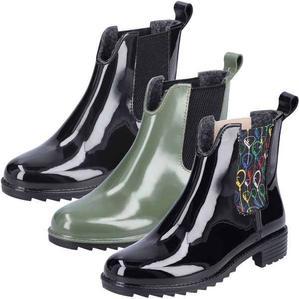 Rain Boots Damen Gummistiefel Rieker Gummistiefel GefÃ¼ttert 42