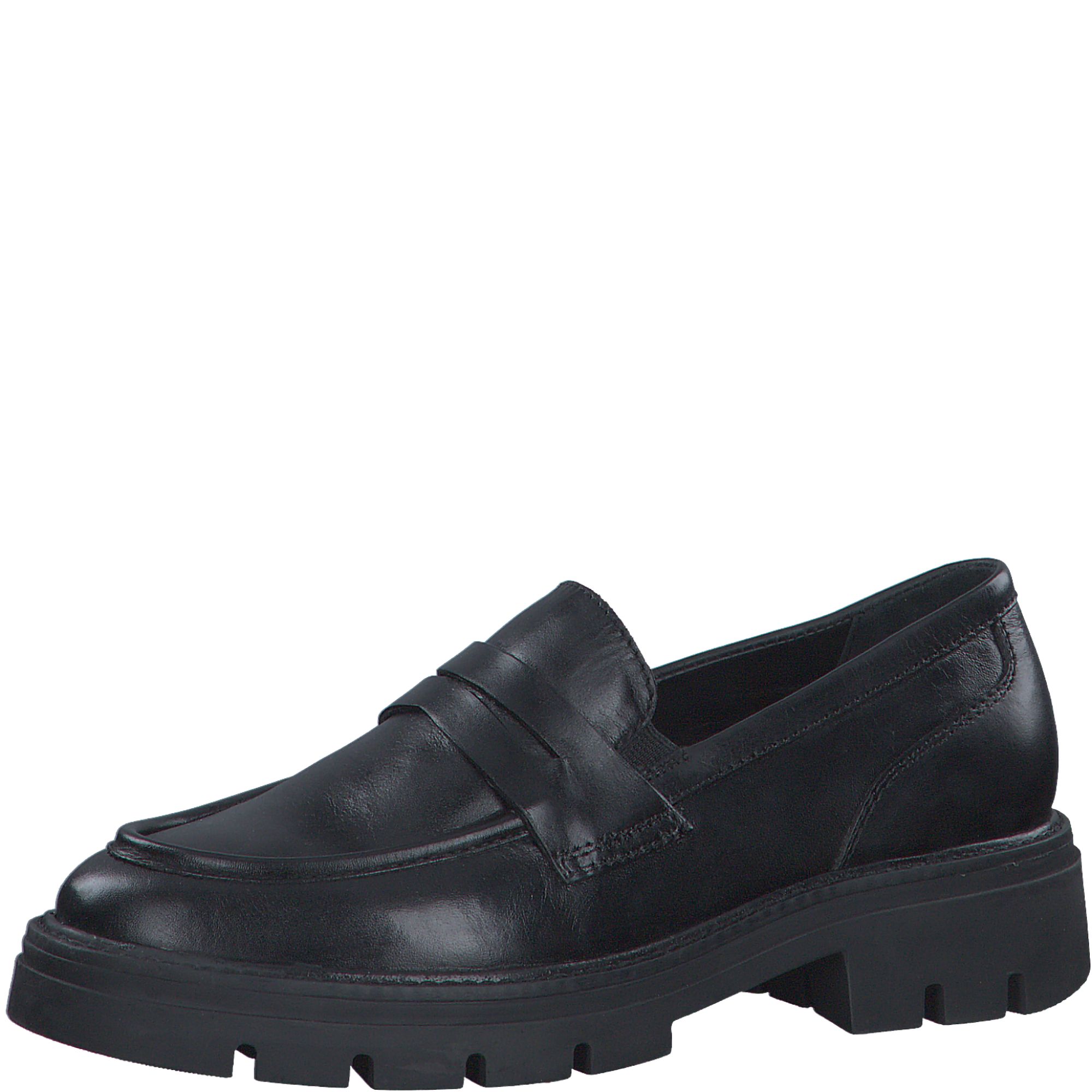 MARCO TOZZI Leder Slipper Penny Loafer Profilsohle | Schuhparadiso