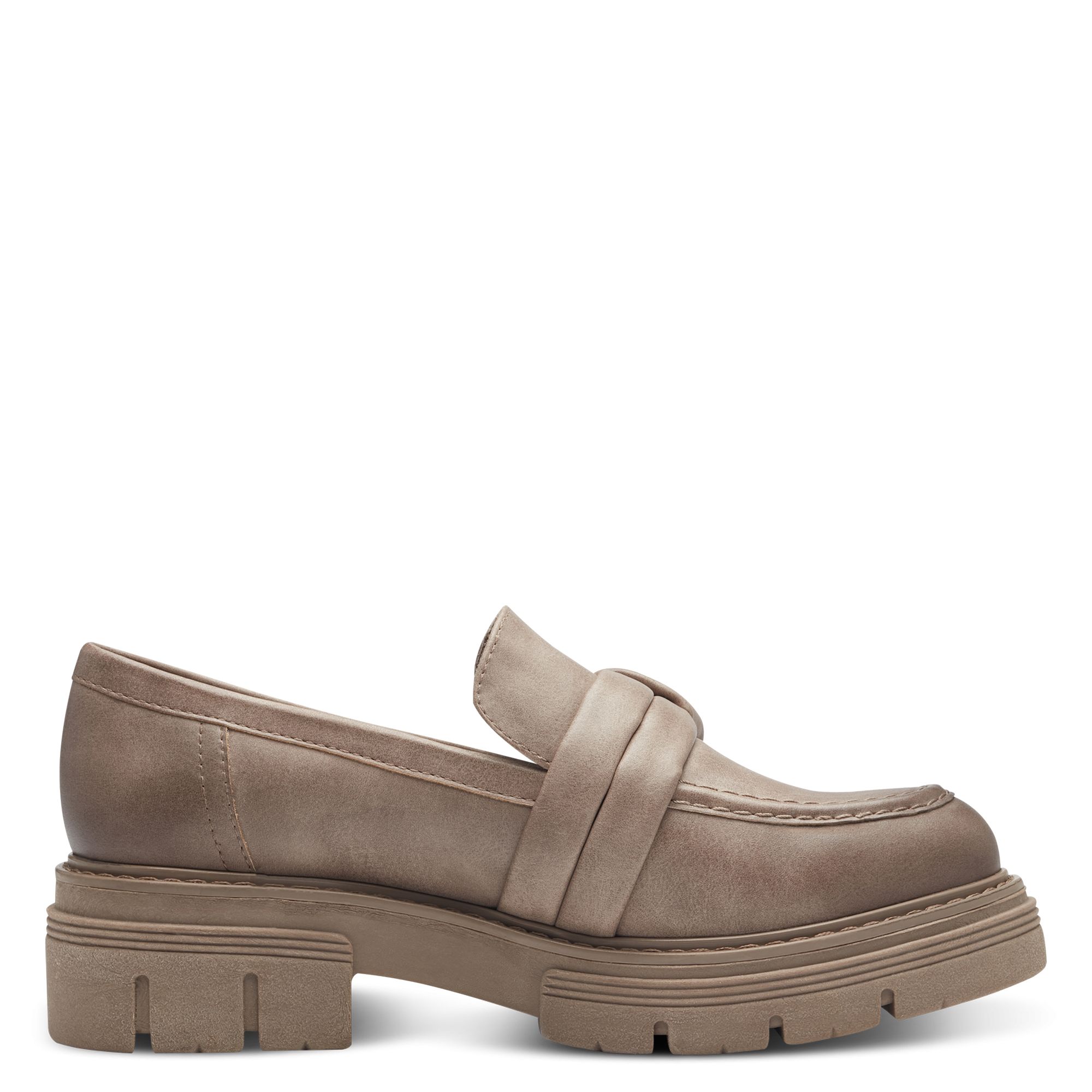 MARCO TOZZI Slipper Loafer Knotendetail Plateau Profilsohle 
