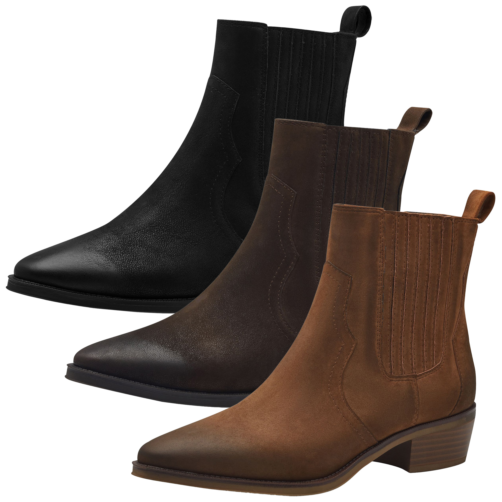 Ankle Boots Veloursleder Stiefeletten Damen Stiefeletten In Beige