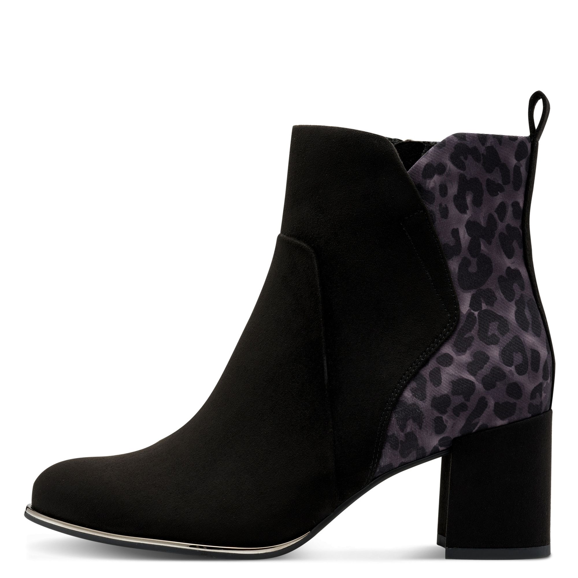 MARCO TOZZI Stiefelette Textil spitz Blockabsatz Schuhparadiso