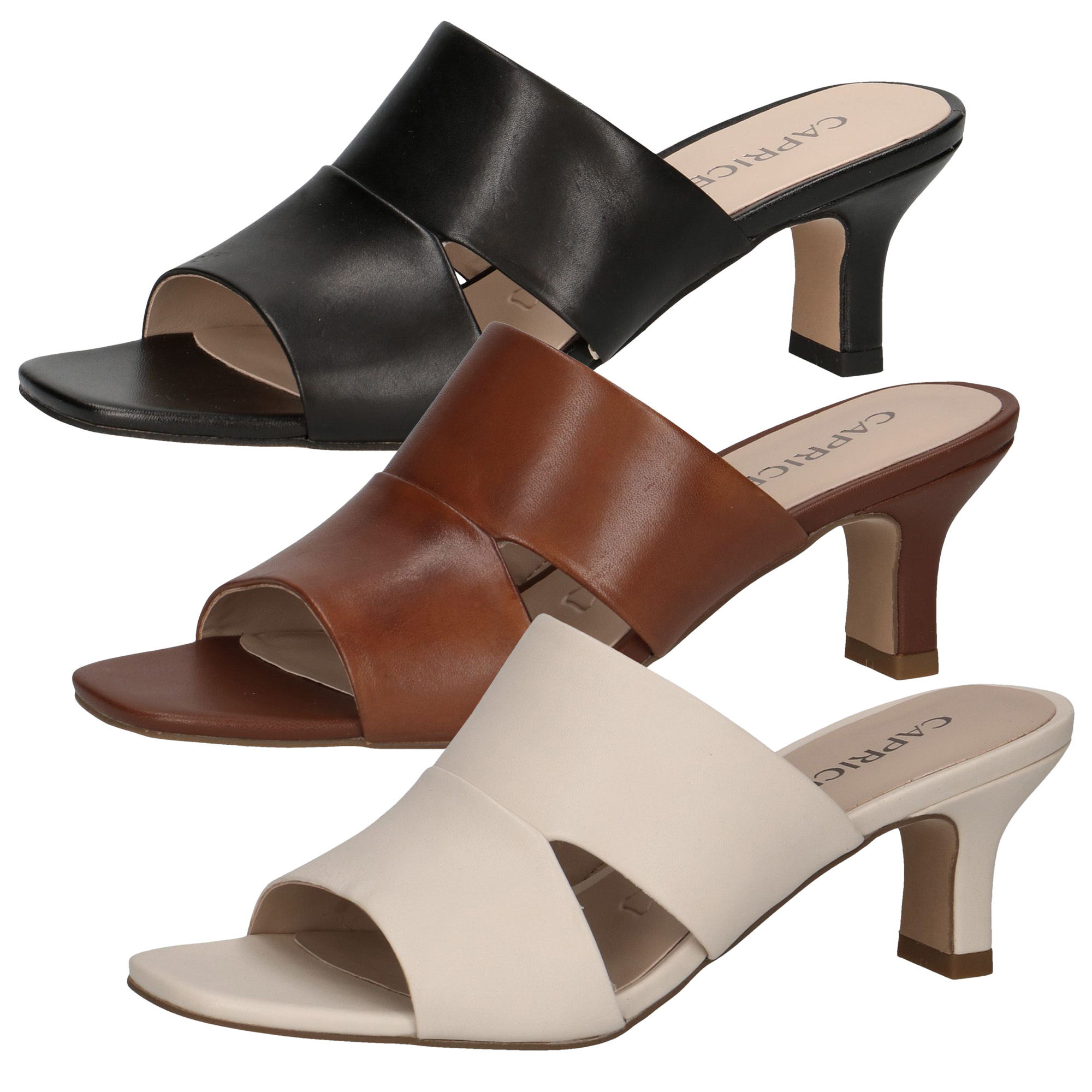 Plateau Pantoletten Pantoletten Damen Mit Hohem Absatz Rieker