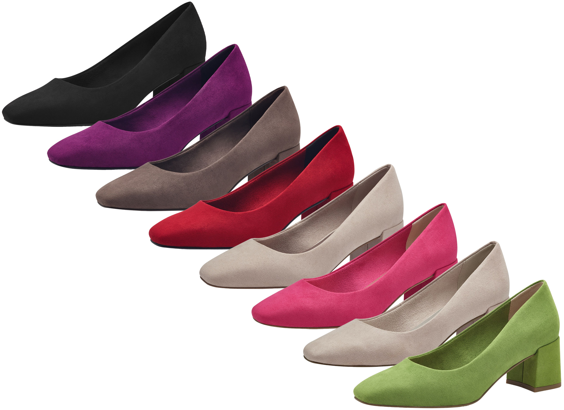 Wittchen Rosa Pumps Mit Blockabsatz WITTCHEN Pumps Red/rot Zalando