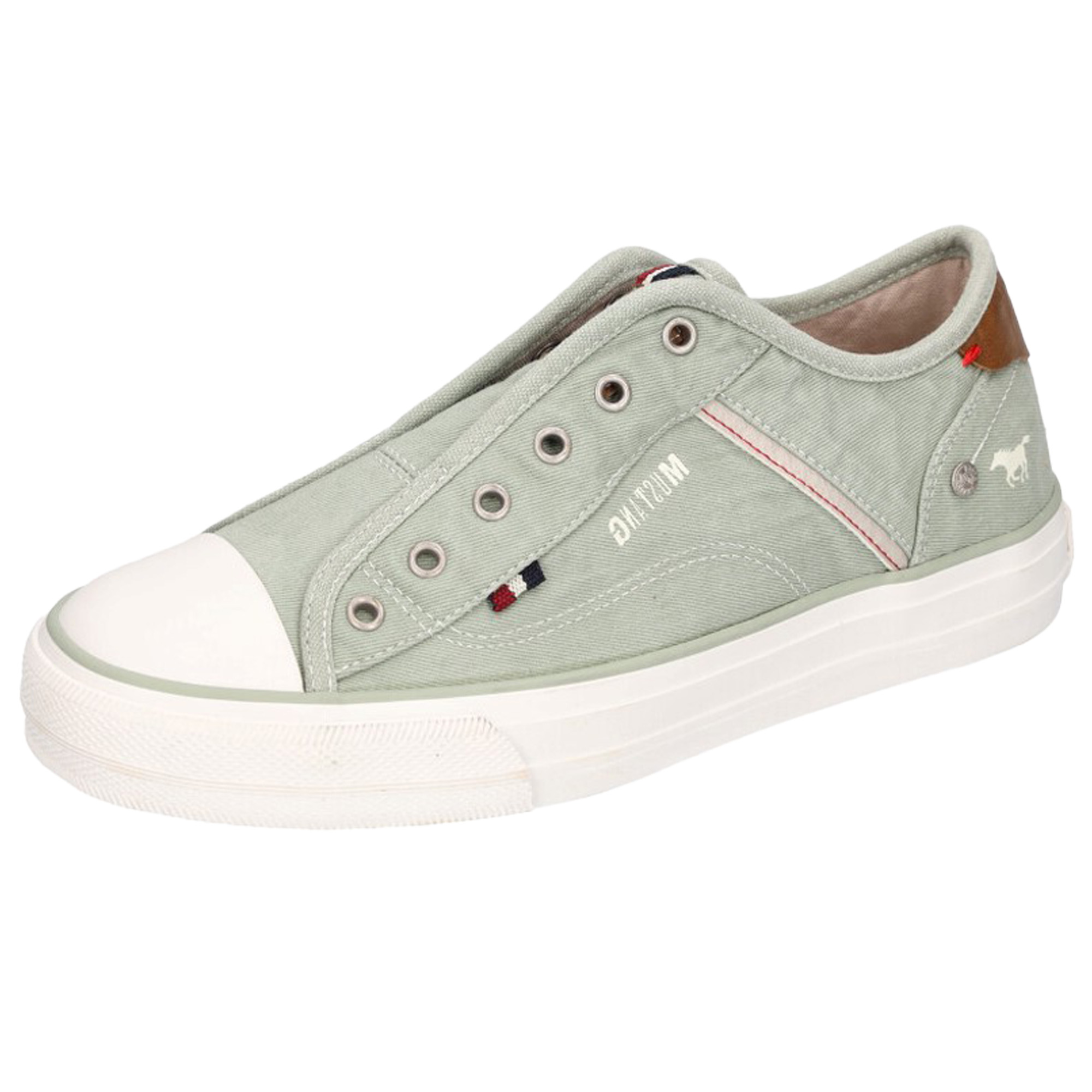 Mustang Damen Slipper Canvas Sneaker Freizeitschuh Schuhparadiso