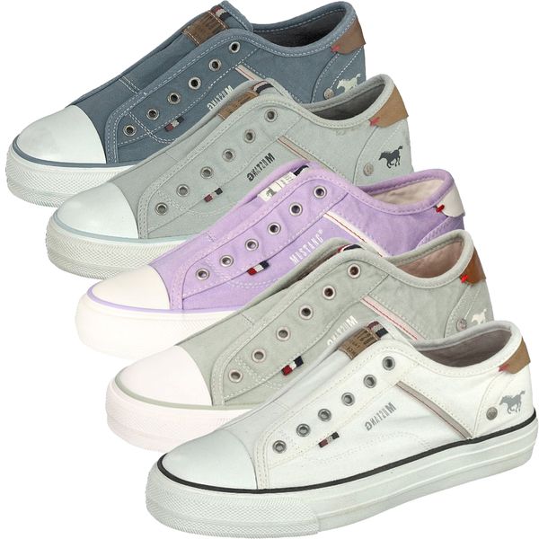 Mustang Damen Sportschuhe Slip Ons Mustang Shoes Slipper In
