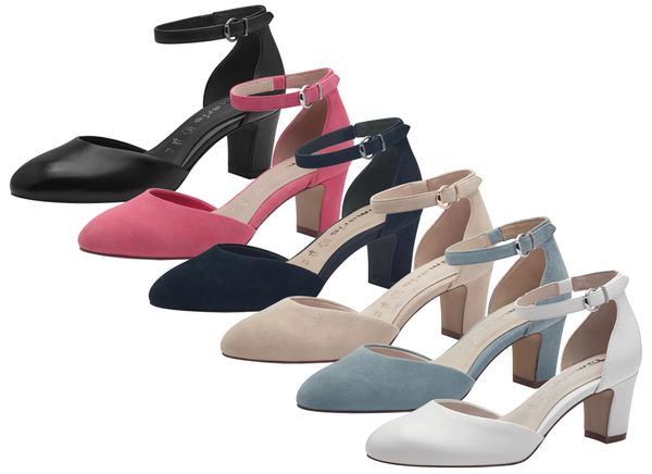 Blockabsatz Tamaris Lederpumps Tamaris Damen Leder Pumps
