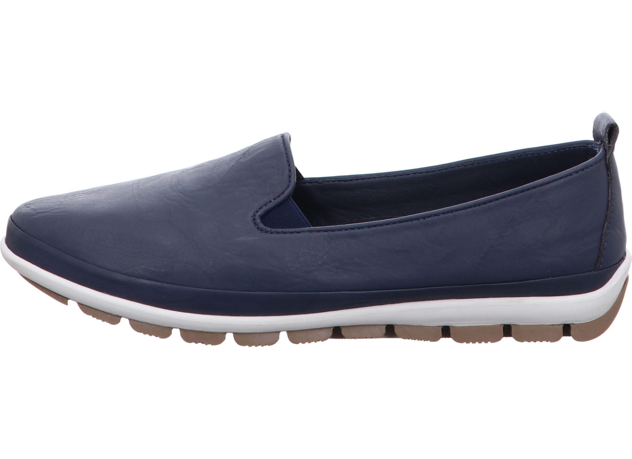 Gemini Damen Slipper Leder Mokassin elegant | Schuhparadiso