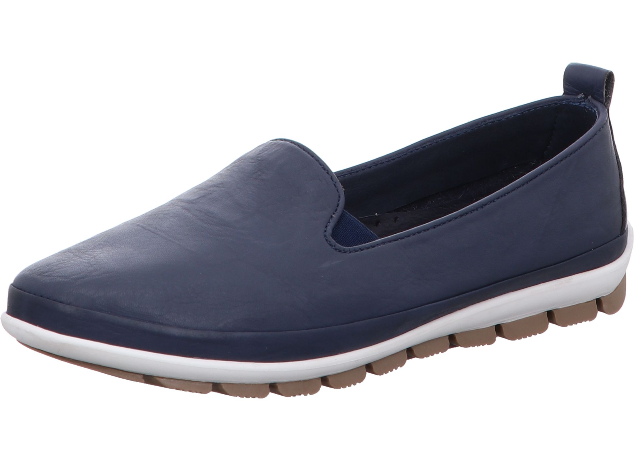Gemini Damen Slipper Leder Mokassin elegant | Schuhparadiso 