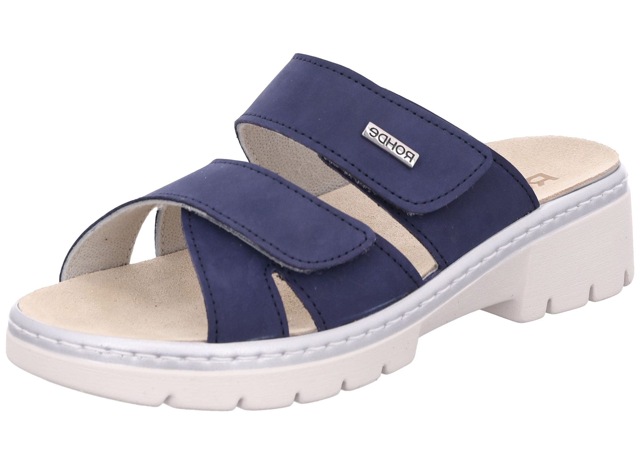 Rohde Hausschuhe Wechselsohle Rohde Cremona Damen Clogs Sandale