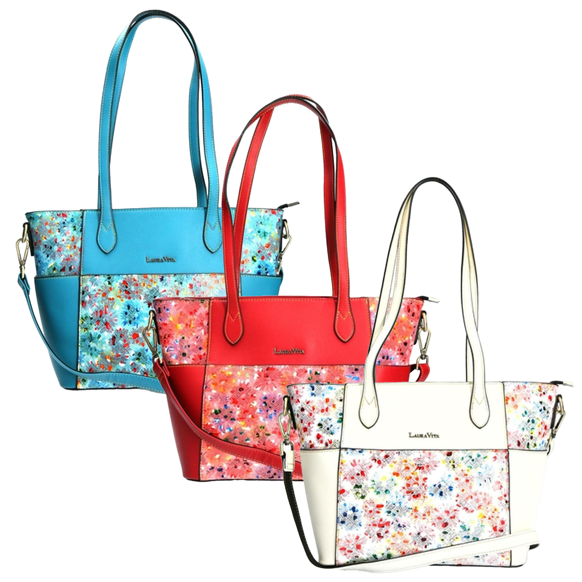 Einkaufstasche Tasche Trapezform Laura Vita Damen Shopper