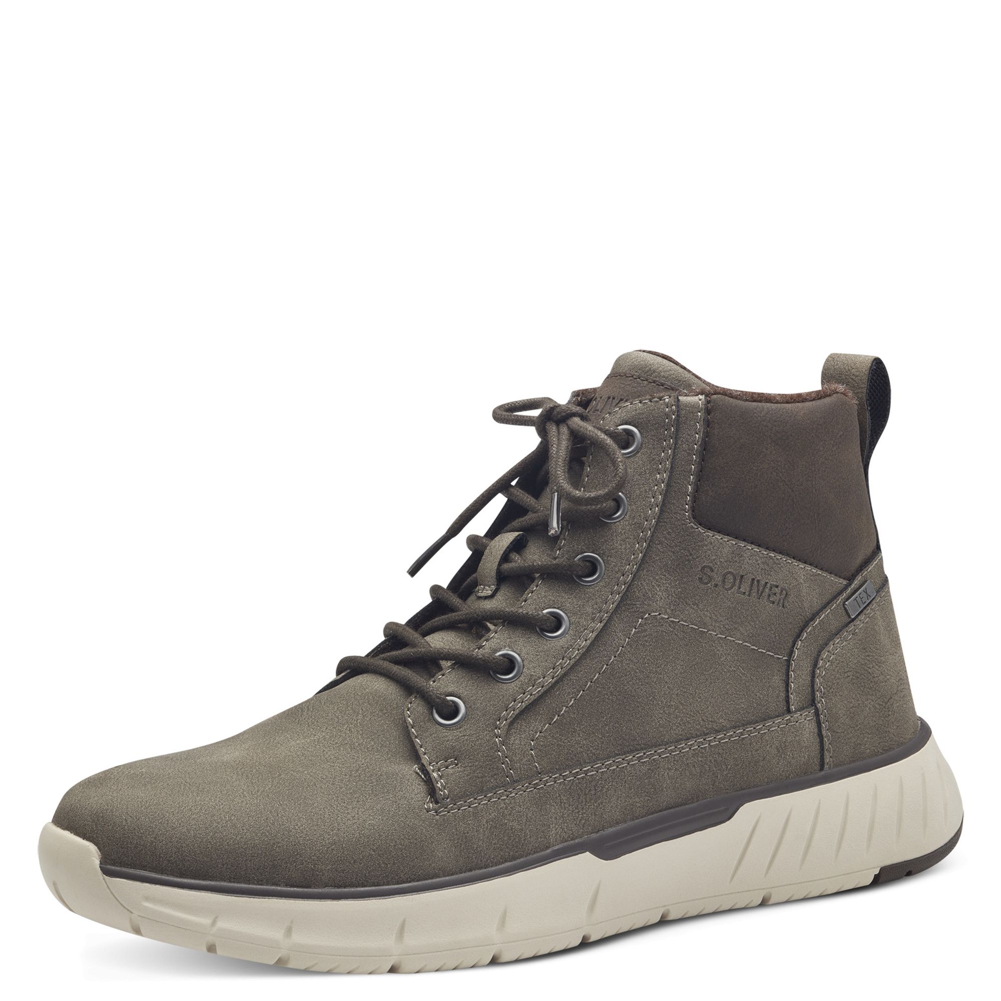 S.Oliver Herren Schnürstiefel – Wasserabweisend, Vegan & Mit Soft Foam Für Maximalen Komfort