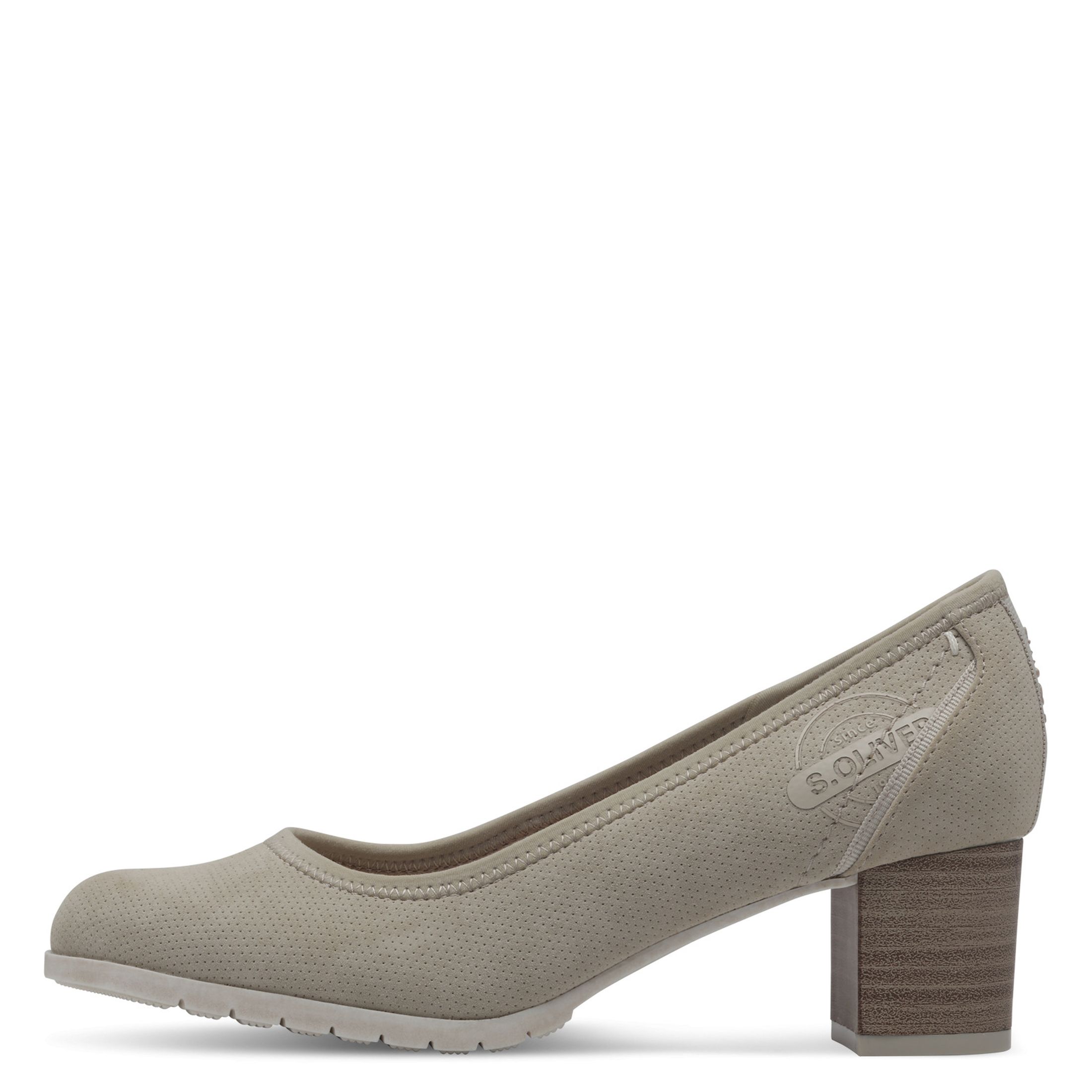 Damen Pumps sportliche Sohle Blockabsatz Schuhparadiso