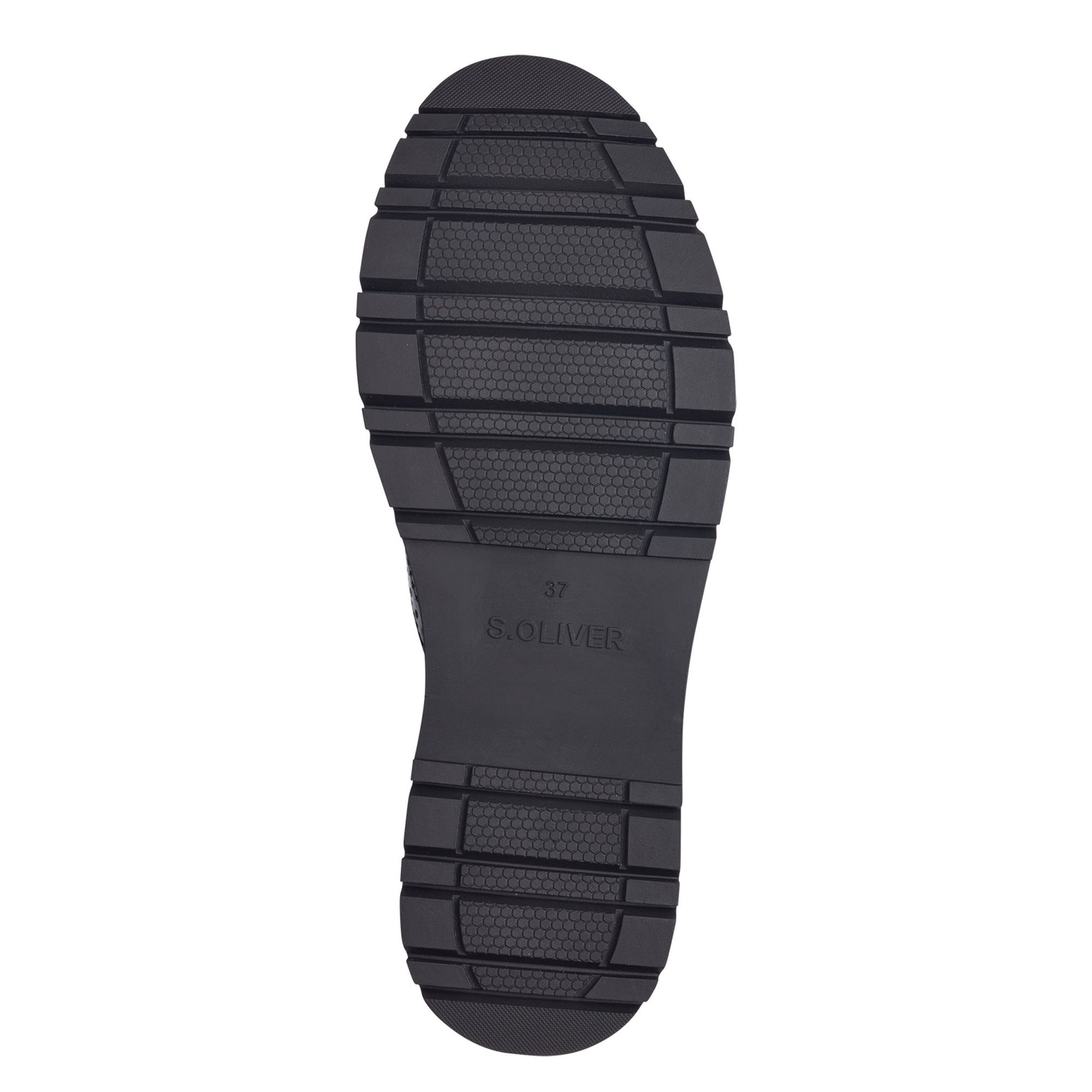 S.Oliver Damen Halbschuhe - Leder Schnürschuhe Schwarz Gr. 39