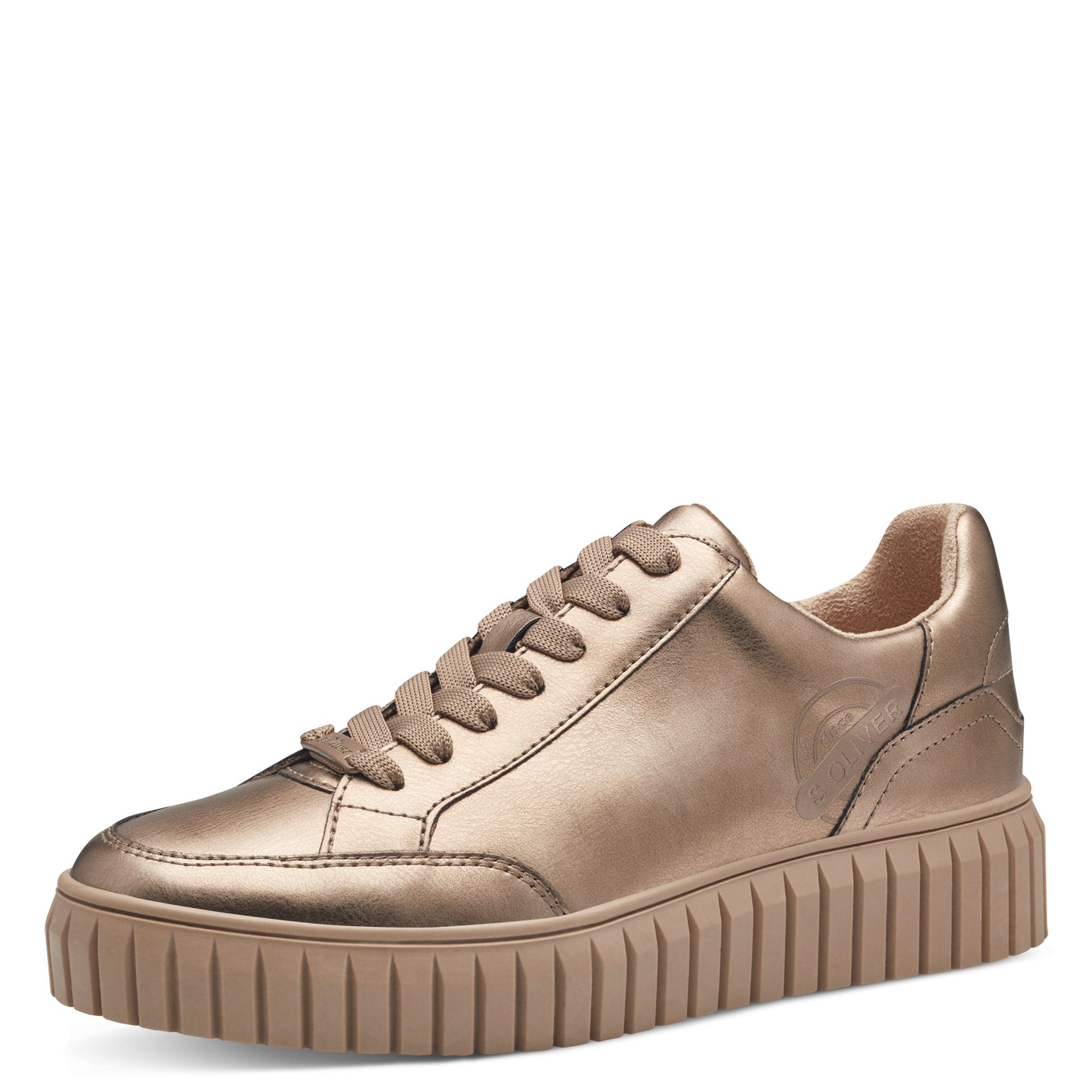 Damen Sneaker herausnehmbare Innensohle Plateau