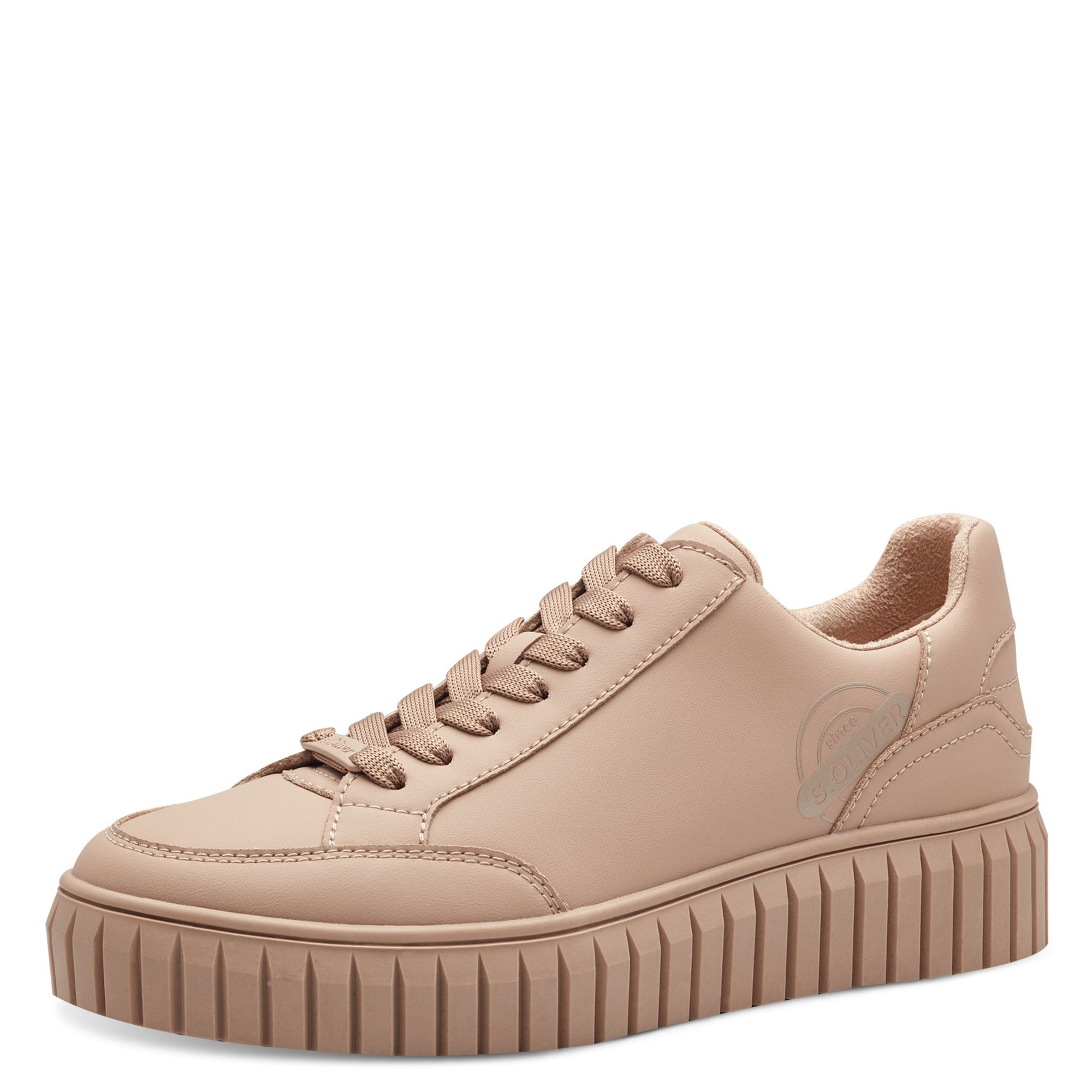 Damen Sneaker herausnehmbare Innensohle Plateau