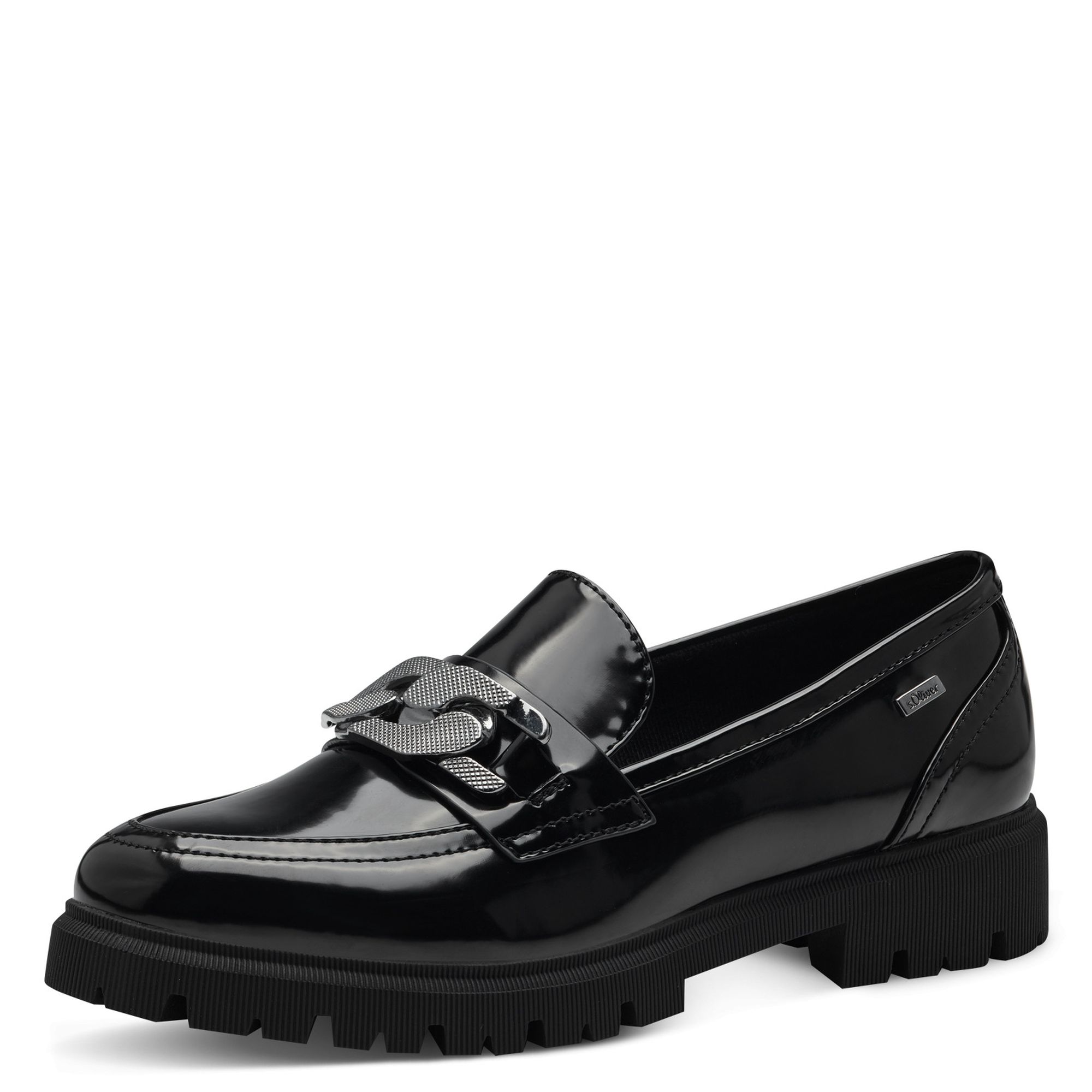 S.Oliver Slipper Mocassino Donna 5-24729-45 - Scarpe Comode Con Suola SOFT FOAM, Materiale Sintetico, Nero - 2