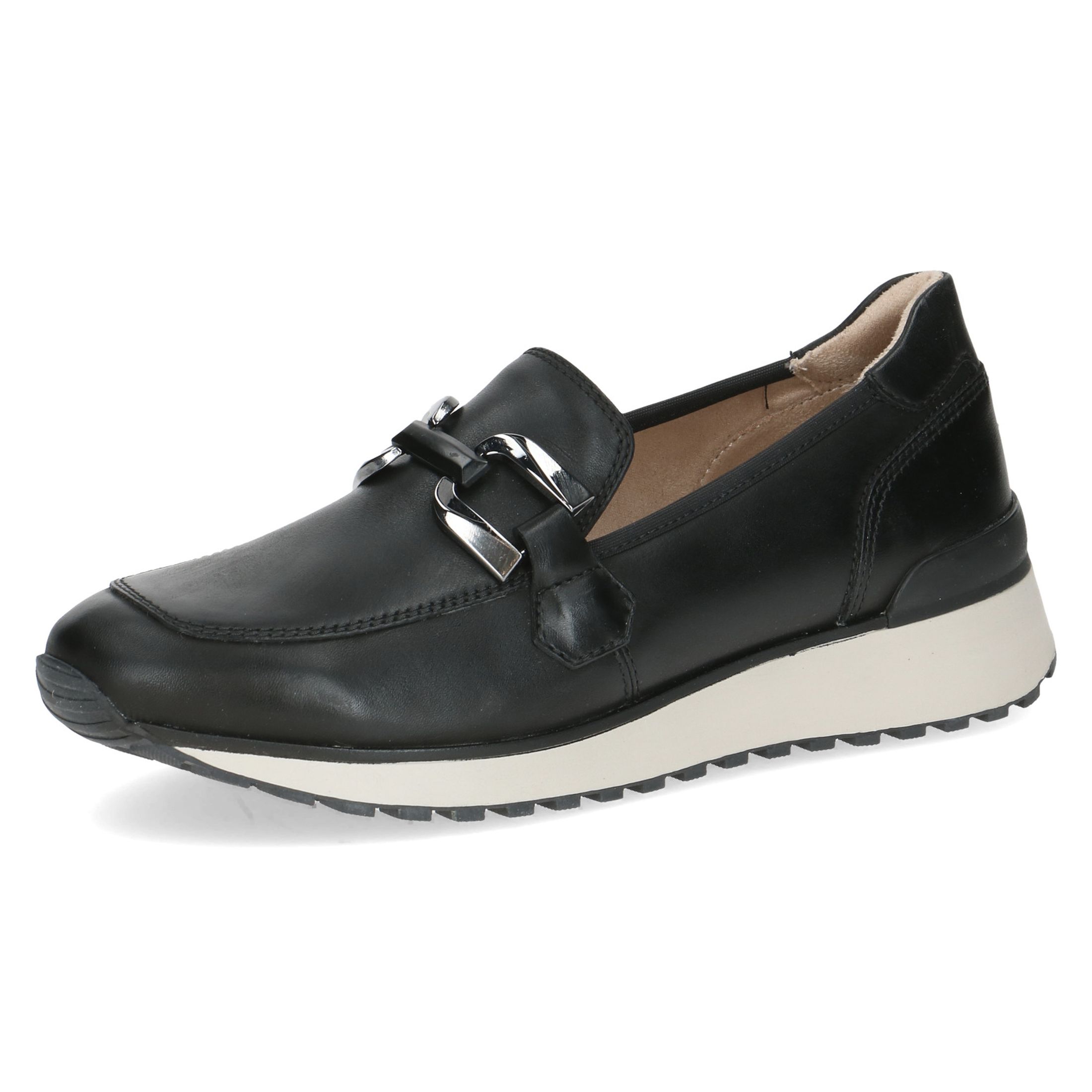 Produktbild von Caprice Damen Slipper Aus Leder - Flach, G-Weite, Mit Wechselfußbett Airmotion Komfortsohle