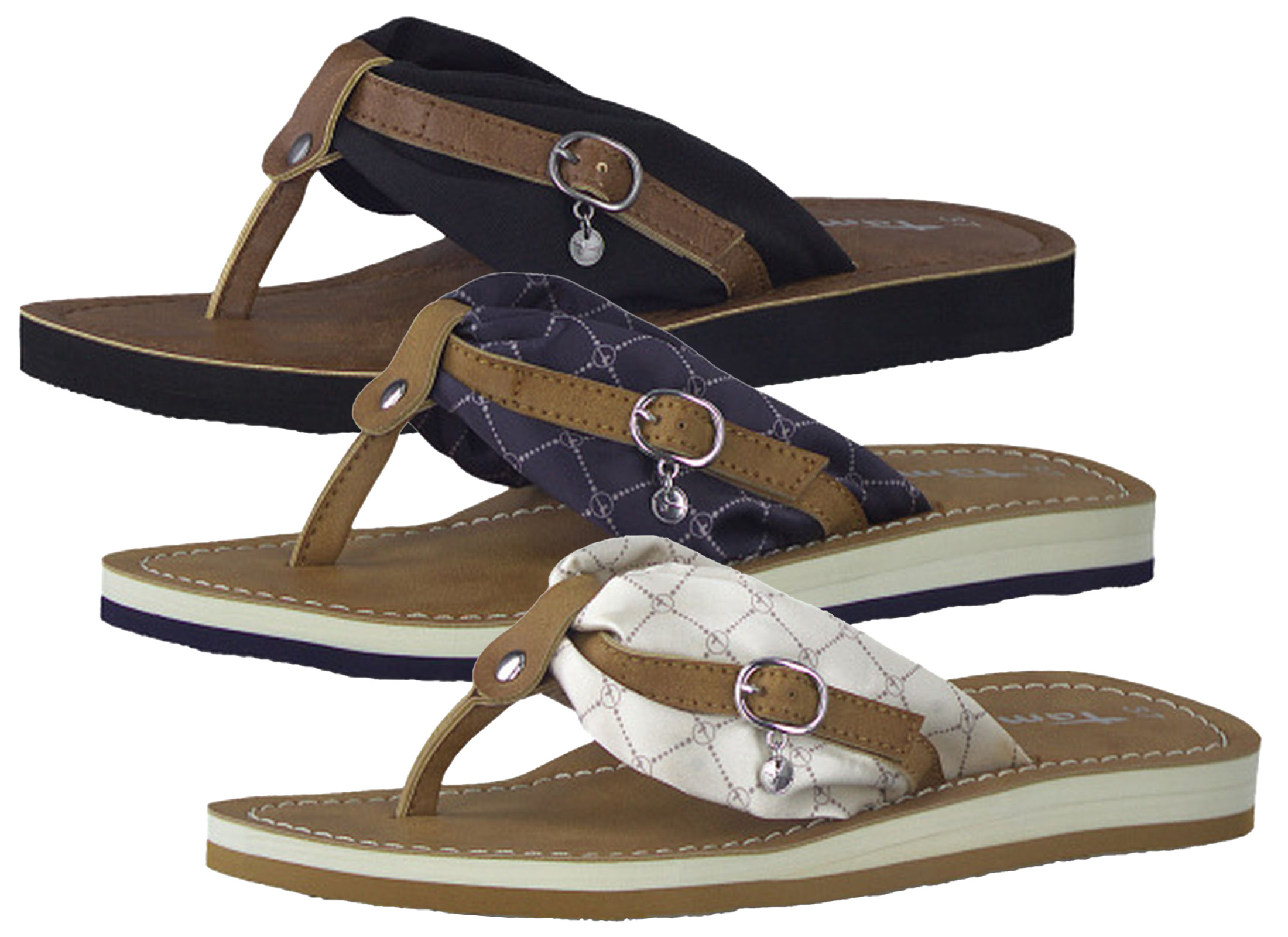 Pfeilspitze Zehentrenner Zehentrenner Tamaris Schwarz Tamaris