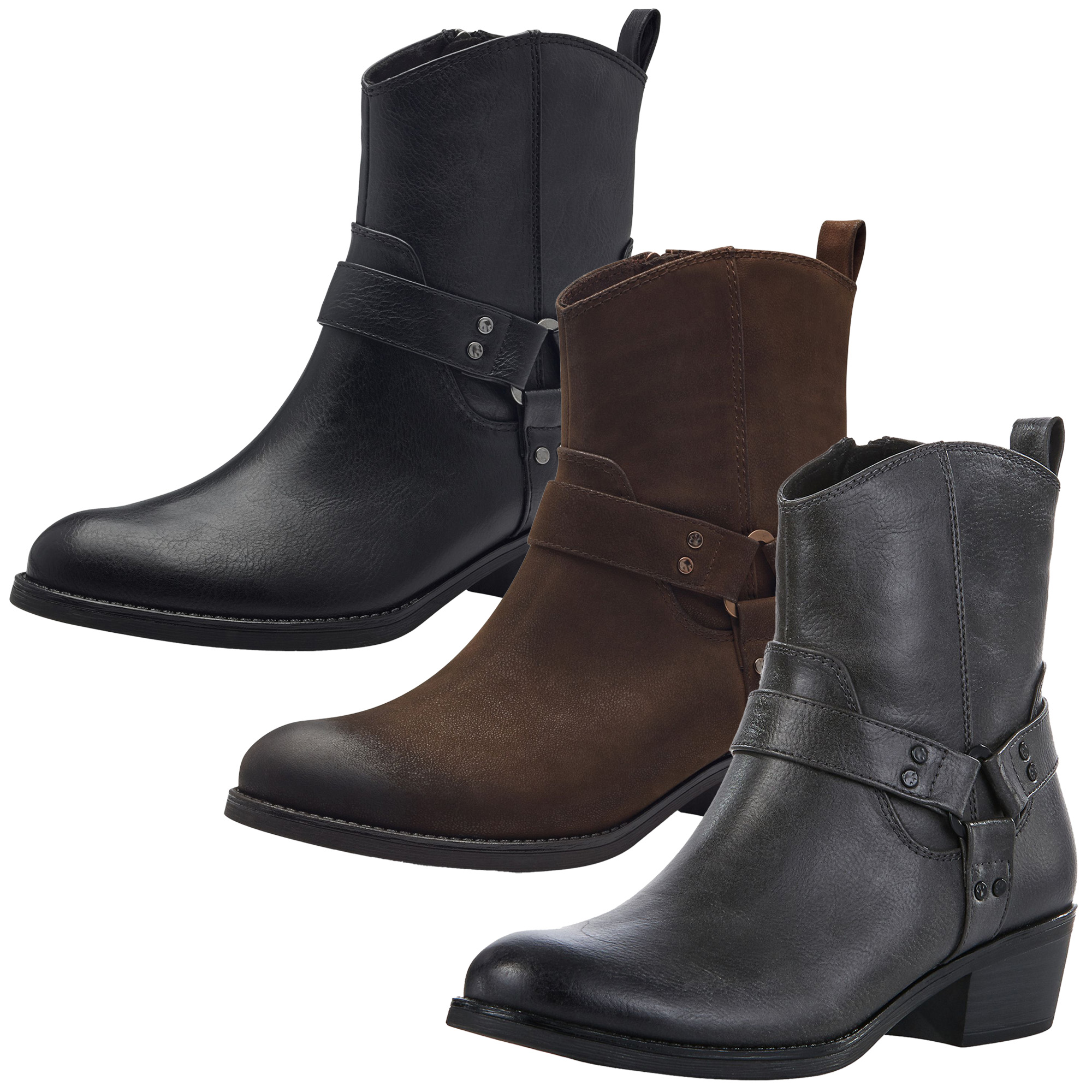 MARCO TOZZI Stiefelette Cowboy Western Boot Schuhparadiso