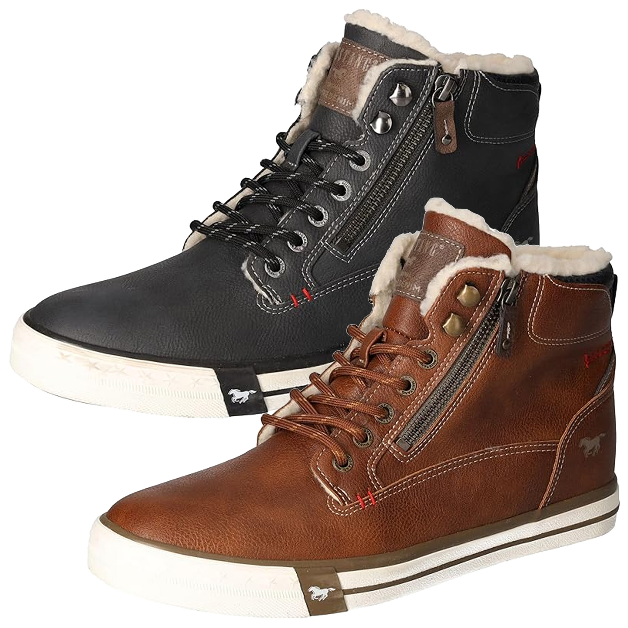 Sneaker Hohe Bootsschuhe Mustang Herren Sneaker High Top