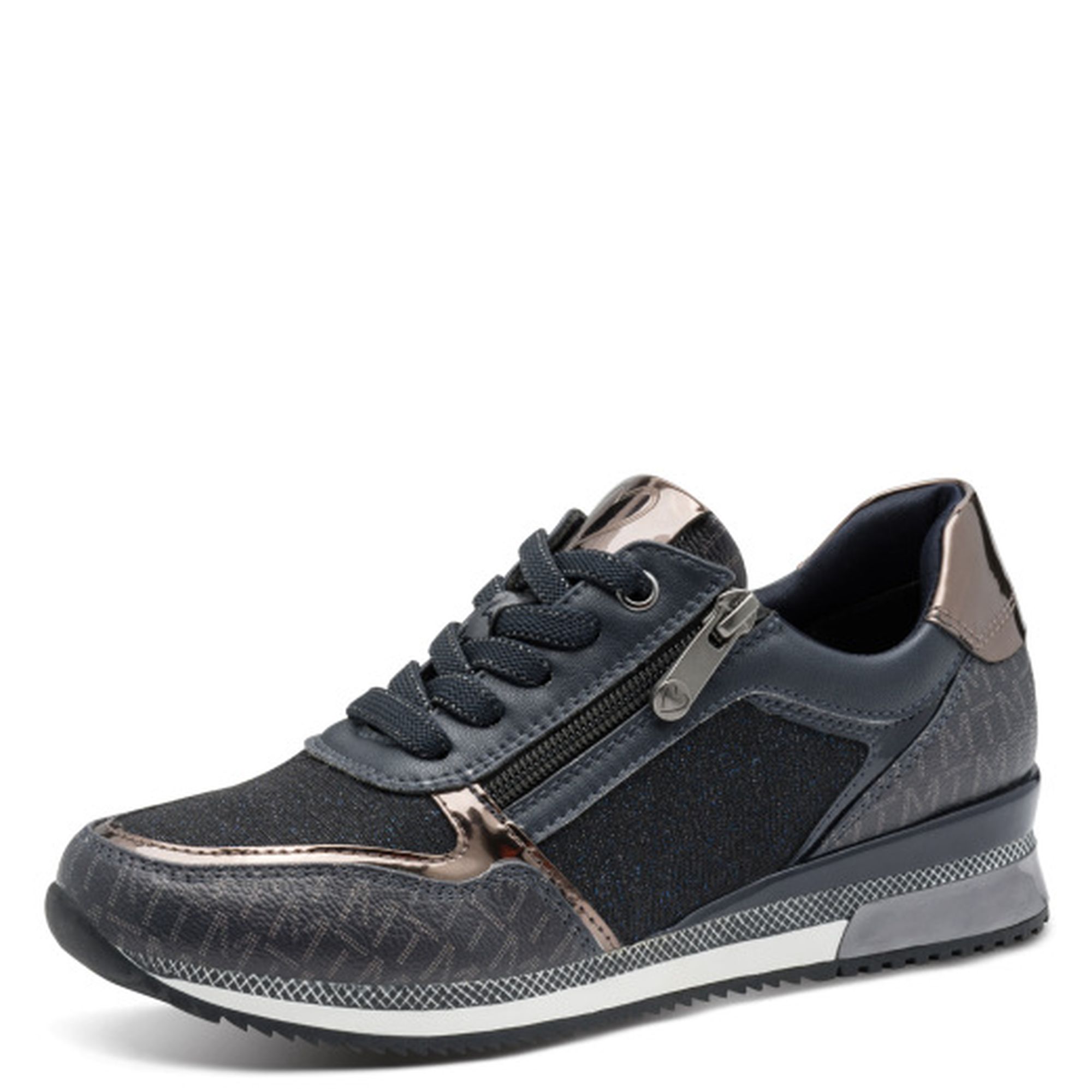 MARCO TOZZI Marco Tozzi Damen Sneaker Schwarz Silber Sneaker, Sportlich - View #9