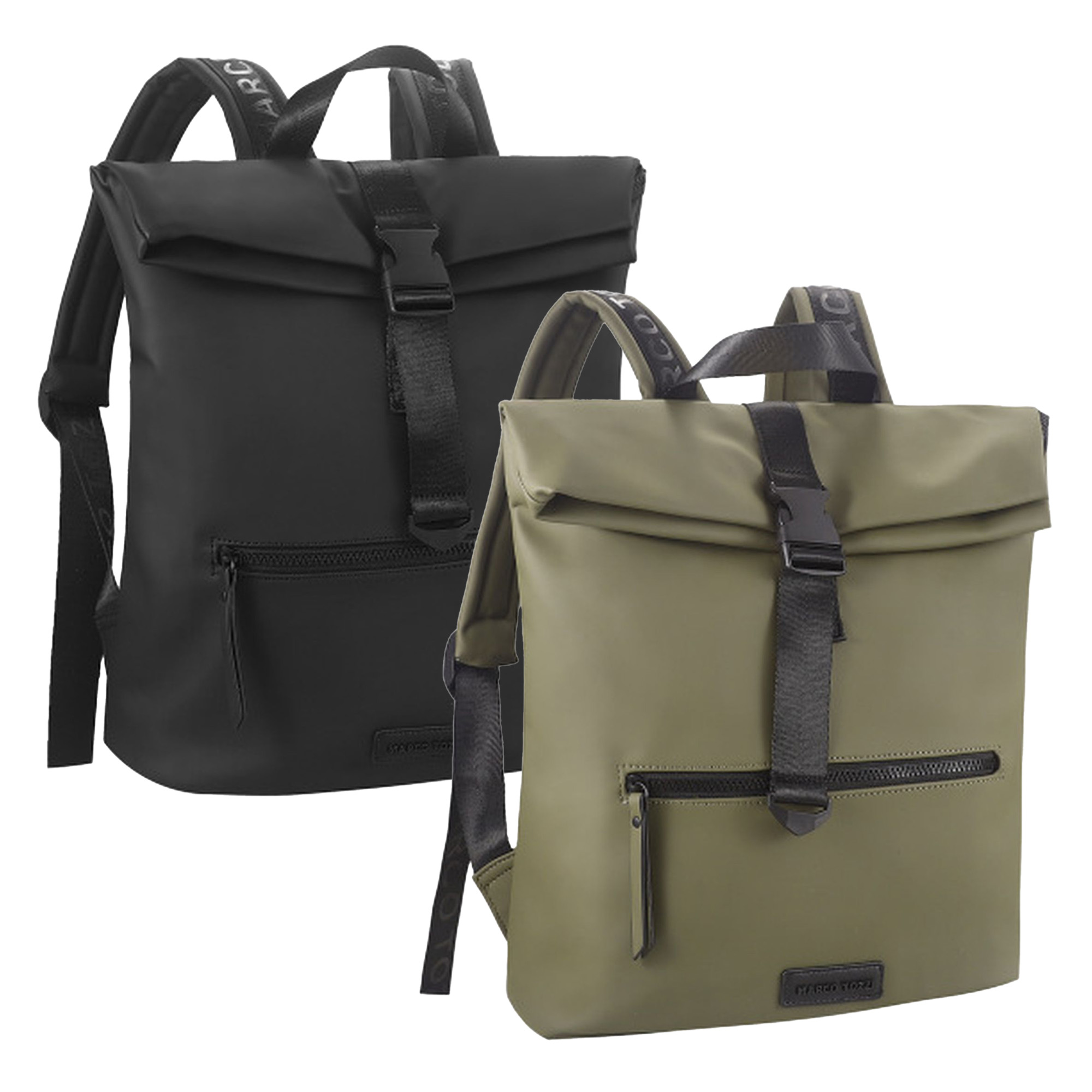 MARCO TOZZI Rucksack mit Rolltop und Steckschnalle Schuhparadiso