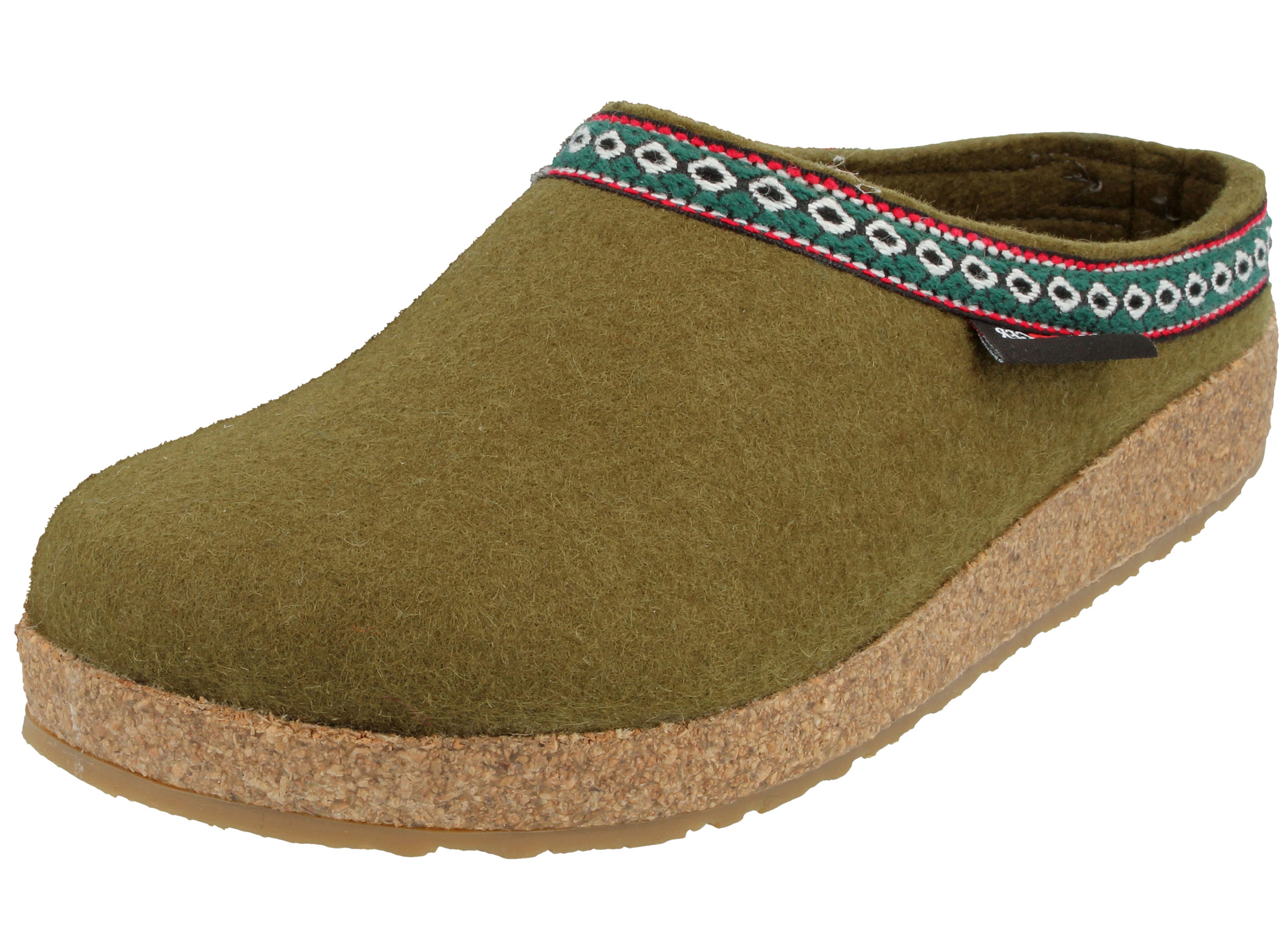 Haflinger Grizzly Franzl Damespantoffels - Comfortabele Wolvilt Huisschoenen