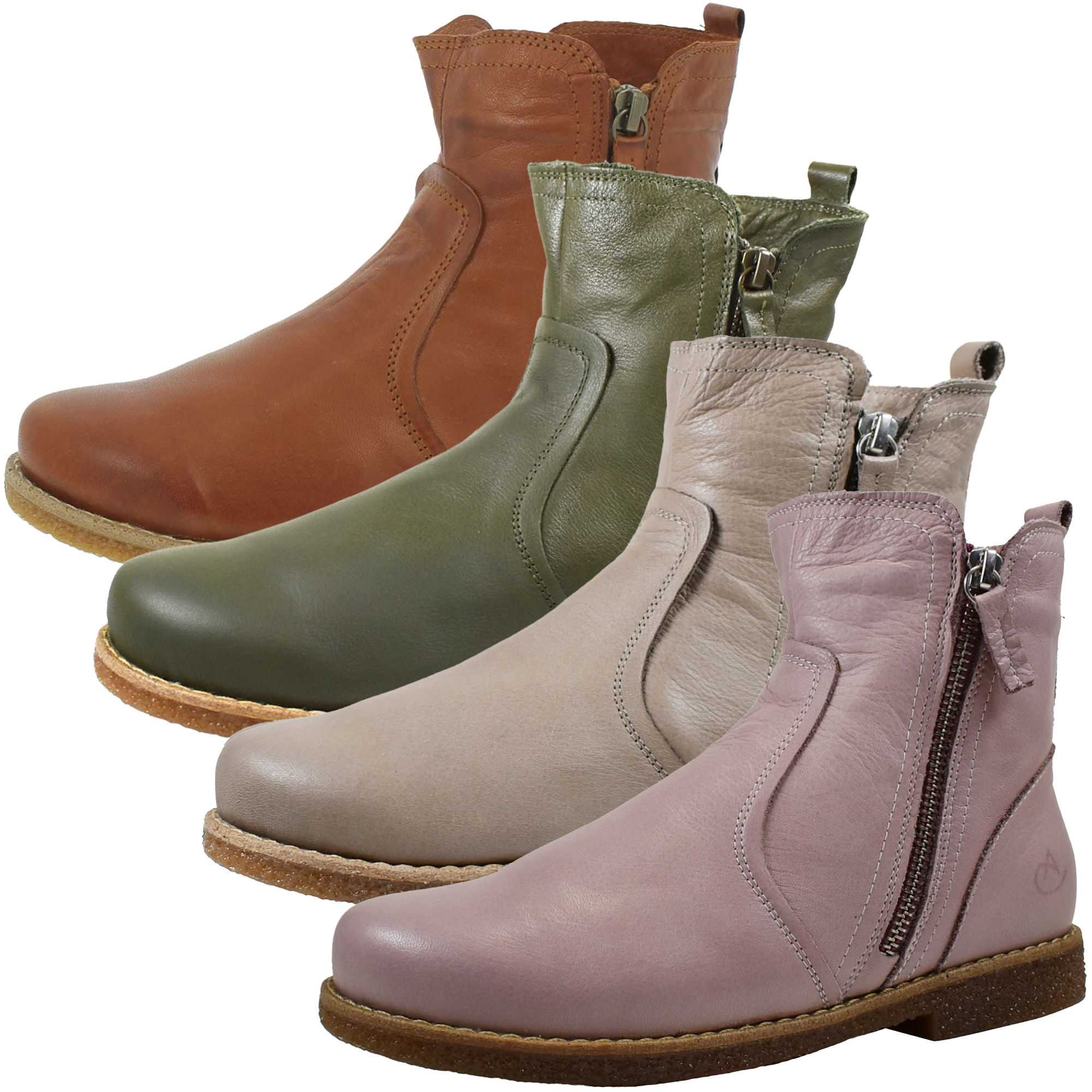 Andrea Conti 0022820, Botas Cortas Al Tobillo Mujer, Anthrazit, 41